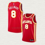 Maglia Danilo Gallinari NO 8 Atlanta Hawks Icon 2020-21 Rosso