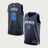 Maglia Josh Green NO 8 Dallas Mavericks Citta 2023-24 Blu
