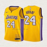 Maglia Kobe Bryant NO 24 Bambino Los Angeles Lakers Retirement 2017-2018 Or