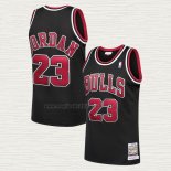 Maglia Michael Jordan NO 23 Chicago Bulls Mitchell & Ness 1997-98 Nero3