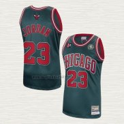 Maglia Michael Jordan NO 23 Chicago Bulls Mitchell & Ness 1997-98 Verde