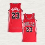 Maglia Michael Jordan NO 23 Donna Chicago Bulls Icon Rosso