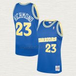 Maglia Mitch Richmond NO 23 Golden State Warriors Mitchell & Ness 1990-91 Blu