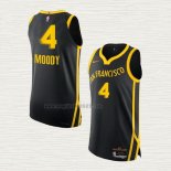 Maglia Moses Moody NO 4 Golden State Warriors Citta Autentico 2023-24 Nero
