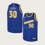 Maglia Stephen Curry NO 30 Bambino Golden State Warriors Classic 2022-23 Blu