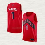 Maglia Tracy Mcgrady NO 1 Toronto Raptors Icon 2022-23 Rosso