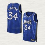 Maglia Wendell Carter NO 34 Orlando Magic Classic 2023-24 Blu