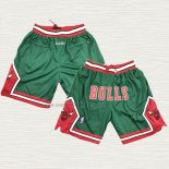 Pantaloncini Chicago Bulls Just Don 2019 Verde 2