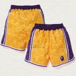Pantaloncini Los Angeles Lakers Bape Giallo