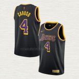 Maglia Alex Caruso NO 4 Los Angeles Lakers Earned 2020-21 Nero