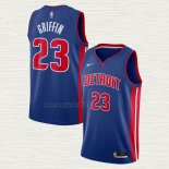 Maglia Blake Griffin NO 23 Detroit Pistons Icon 2020-21 Blu