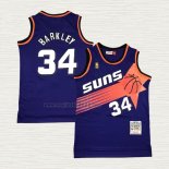 Maglia Charles Barkley NO 34 Phoenix Suns Mitchell & Ness 1992-93 Viola