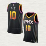Maglia Damion Lee NO 10 Phoenix Suns Statement 2022-23 Nero