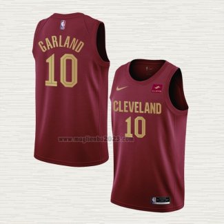Maglia Darius Garland NO 10 Cleveland Cavaliers Icon 2022-23 Rosso