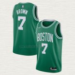Maglia Jaylen Brown NO 7 Boston Celtics Icon 2020-21 Verde