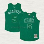 Maglia Kevin Garnett NO 5 Boston Celtics Mitchell & Ness 2012 Verde