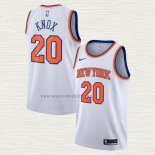 Maglia Kevin Knox NO 20 New York Knicks Association 2019-20 Bianco