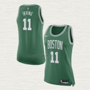 Maglia Kyrie Irving NO 11 Donna Boston Celtics Icon Verde