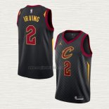 Maglia Kyrie Irving NO 2 Cleveland Cavaliers Statement 2020-21 Nero