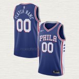 Maglia Philadelphia 76ers Personalizzate Icon Blu