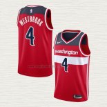 Maglia Russell Westbrook NO 4 Washington Wizards Icon 2020-21 Rosso