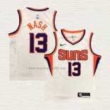 Maglia Steve Nash NO 13 Phoenix Suns Association Bianco