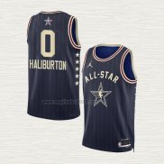 Maglia Tyrese Haliburton NO 0 Indiana Pacers All Star 2024 Blu