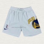 Pantaloncini Golden State Warriors Just Don Big Logo Bianco