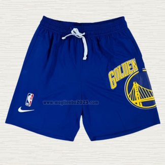 Pantaloncini Golden State Warriors Just Don Big Logo Blu