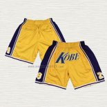 Pantaloncini Kobe Bryant Los Angeles Lakers Just Don Giallo
