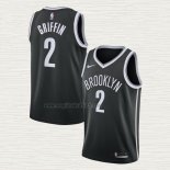 Maglia Blake Griffin NO 2 Brooklyn Nets Icon 2020-21 Nero