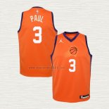 Maglia Chris Paul Bambino Phoenix Suns Statement 2020-21 Arancione