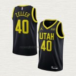 Maglia Cody Zeller NO 40 Utah Jazz Statement 2022-23 Nero