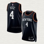 Maglia Derrick Rose NO 4 New York Knicks Select Series Nero