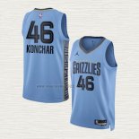 Maglia John Konchar NO 46 Memphis Grizzlies Statement 2022-23 Blu