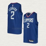 Maglia Kawhi Leonard NO 2 Bambino Los Angeles Clippers Icon Blu