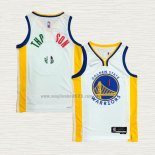 Maglia Klay Thompson NO 11 Golden State Warriors Slam Dunk Special Mexico Edition 2022 Bianco