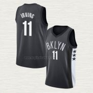 Maglia Kyrie Irving NO 11 Brooklyn Nets Statement Nero