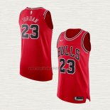 Maglia Michael Jordan NO 23 Chicago Bulls Icon Autentico Rosso