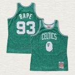 Maglia NO 93 Boston Celtics Hardwood Classic Bape Verde