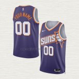 Maglia Phoenix Suns Personalizzate Icon 2023-24 Viola