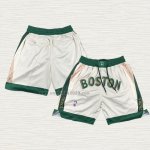 Pantaloncini Boston Celtics Citta Just Don 2023-24 Crema