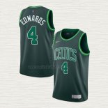 Maglia Carsen Edwards NO 4 Boston Celtics Earned 2020-21 Verde
