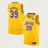 Maglia Dwight Howard NO 39 Los Angeles Lakers 75th Anniversary 2021-22 Giallo