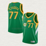 Maglia Ersan Ilyasova NO 77 Utah Jazz Earned 2020-21 Verde