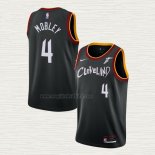 Maglia Evan Mobley NO 14 Cleveland Cavaliers Citta 2020-21 Nero