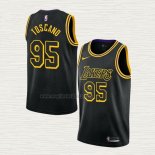 Maglia Juan Toscano-Anderson NO 95 Los Angeles Lakers Mamba 2021-22 Nero