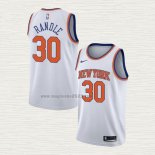 Maglia Julius Randle NO 30 New York Knicks Association Bianco