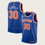 Maglia Julius Randle NO 30 New York Knicks Icon 2020-21 Blu