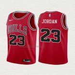 Maglia Michael Jordan NO 23 Bambino Chicago Bulls 2017-18 Rosso
